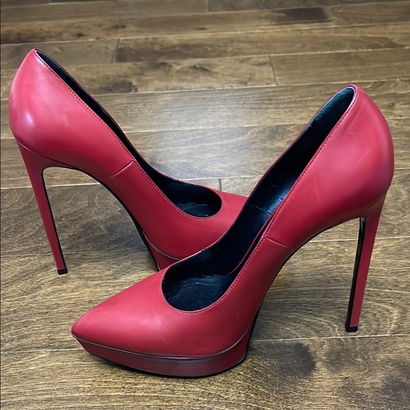 Saint Laurent Janis Red Pumps - Picture 2 of 14